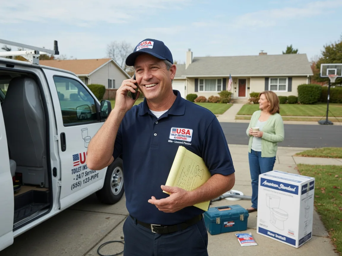 Toilet Installation Warnock, OH FAQs